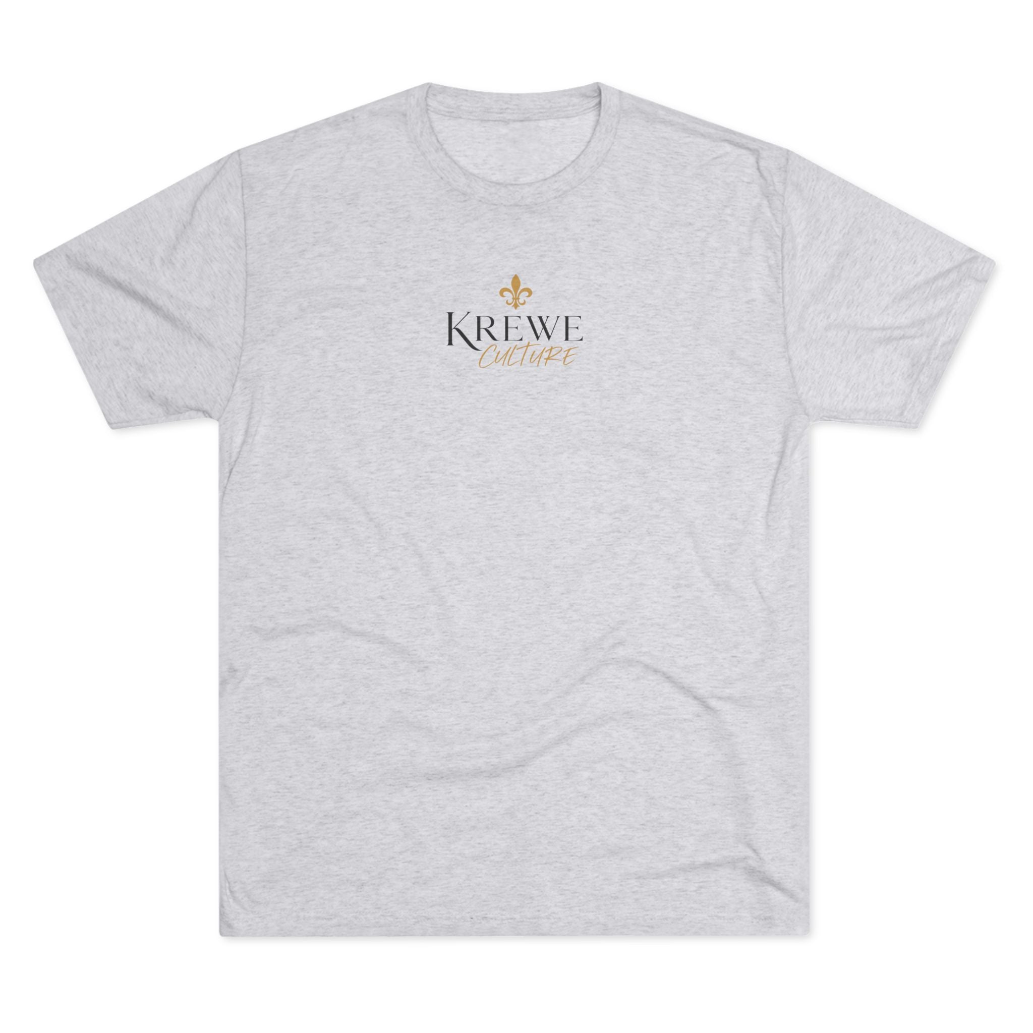 Crew Tee — "Krewe Couture" Front Logo & "Culture Is Everything" Back Graphic