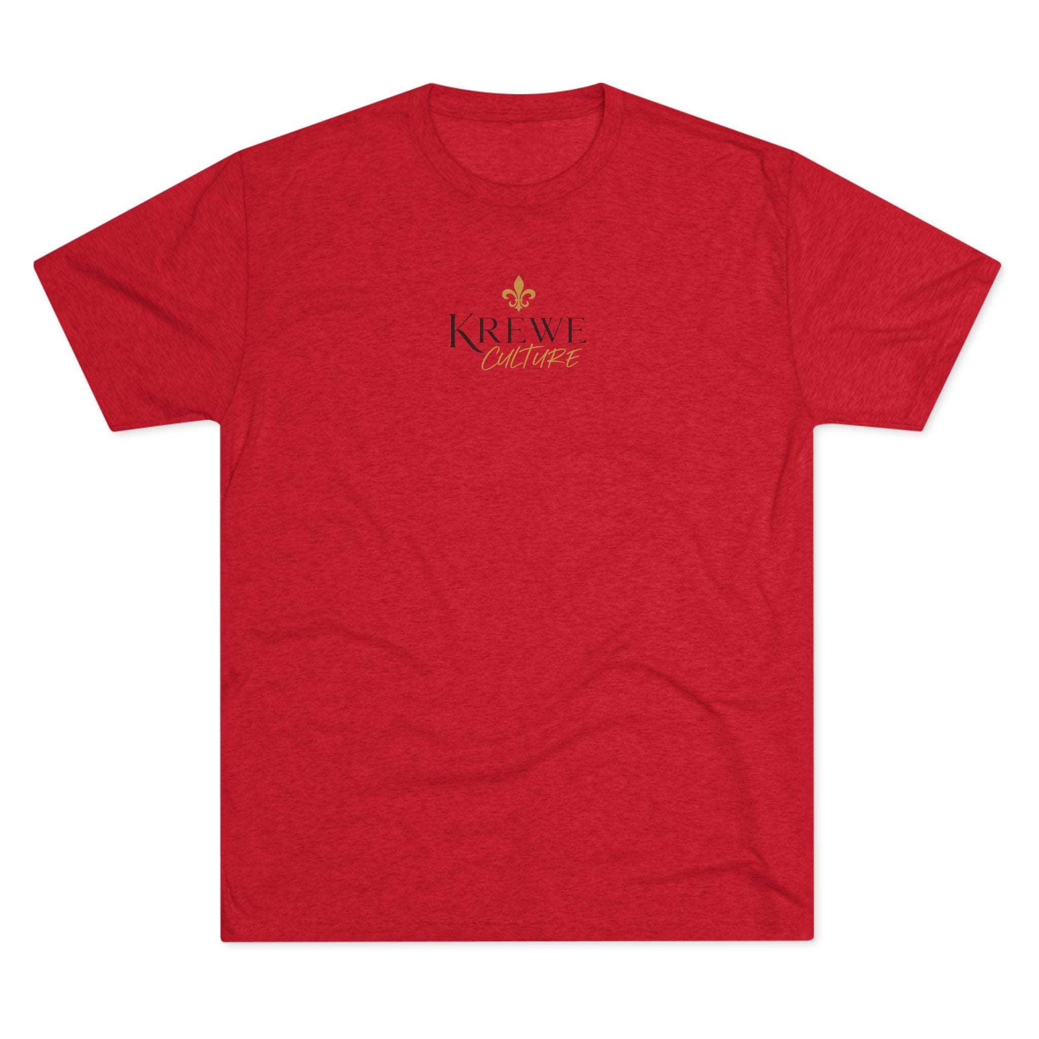 Crew Tee — "Krewe Couture" Front Logo & "Culture Is Everything" Back Graphic
