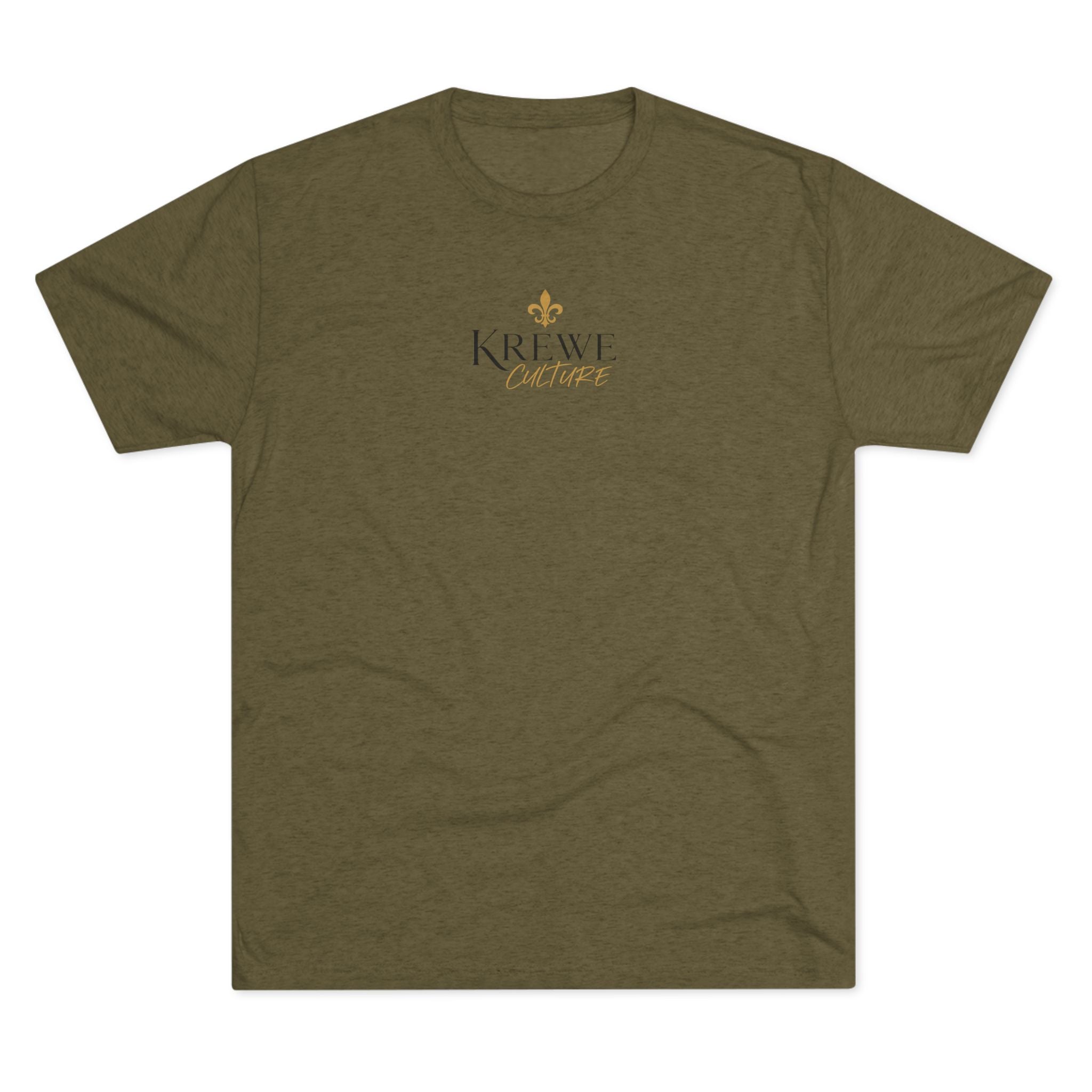 Crew Tee — "Krewe Couture" Front Logo & "Culture Is Everything" Back Graphic