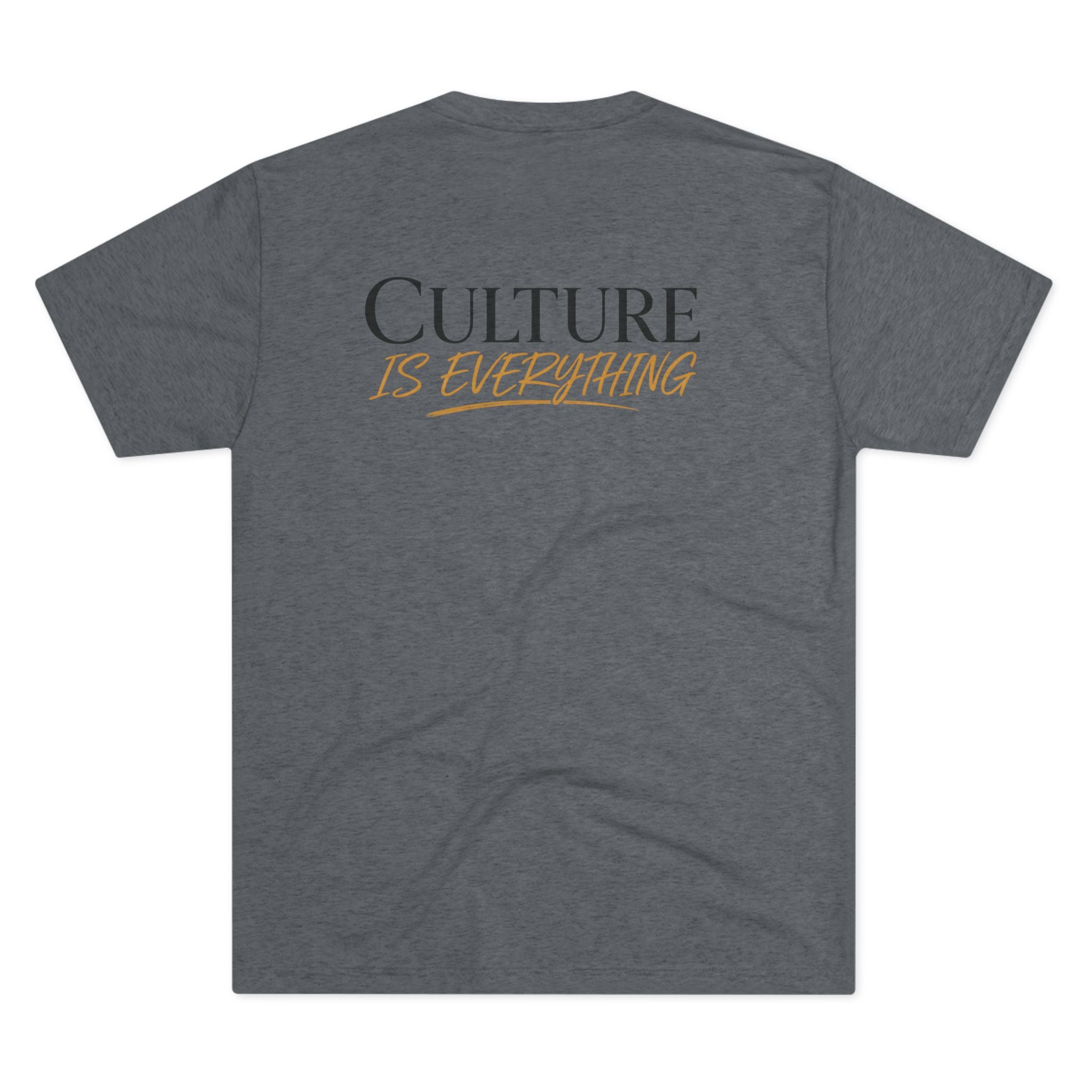 Crew Tee — "Krewe Couture" Front Logo & "Culture Is Everything" Back Graphic