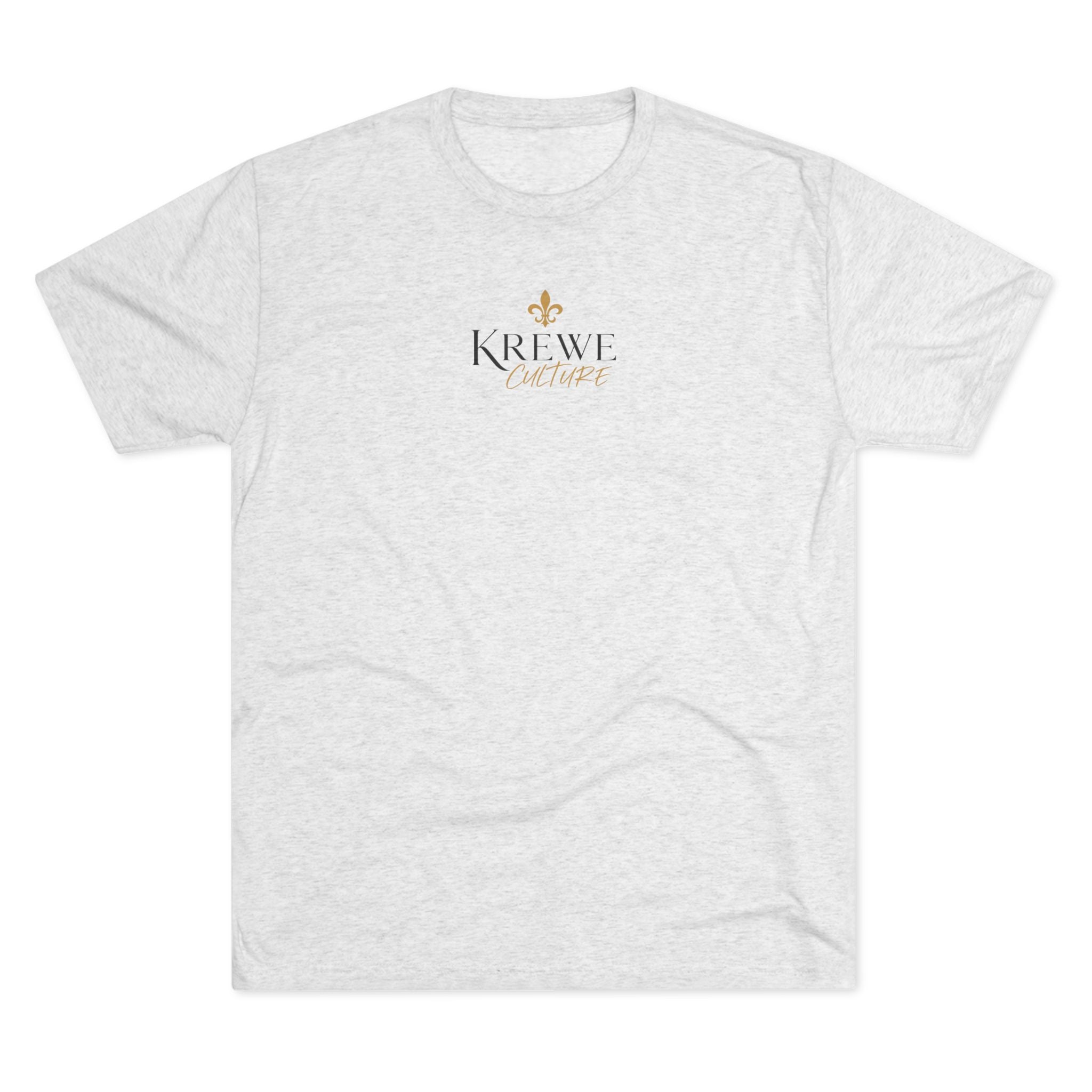 Crew Tee — "Krewe Couture" Front Logo & "Culture Is Everything" Back Graphic
