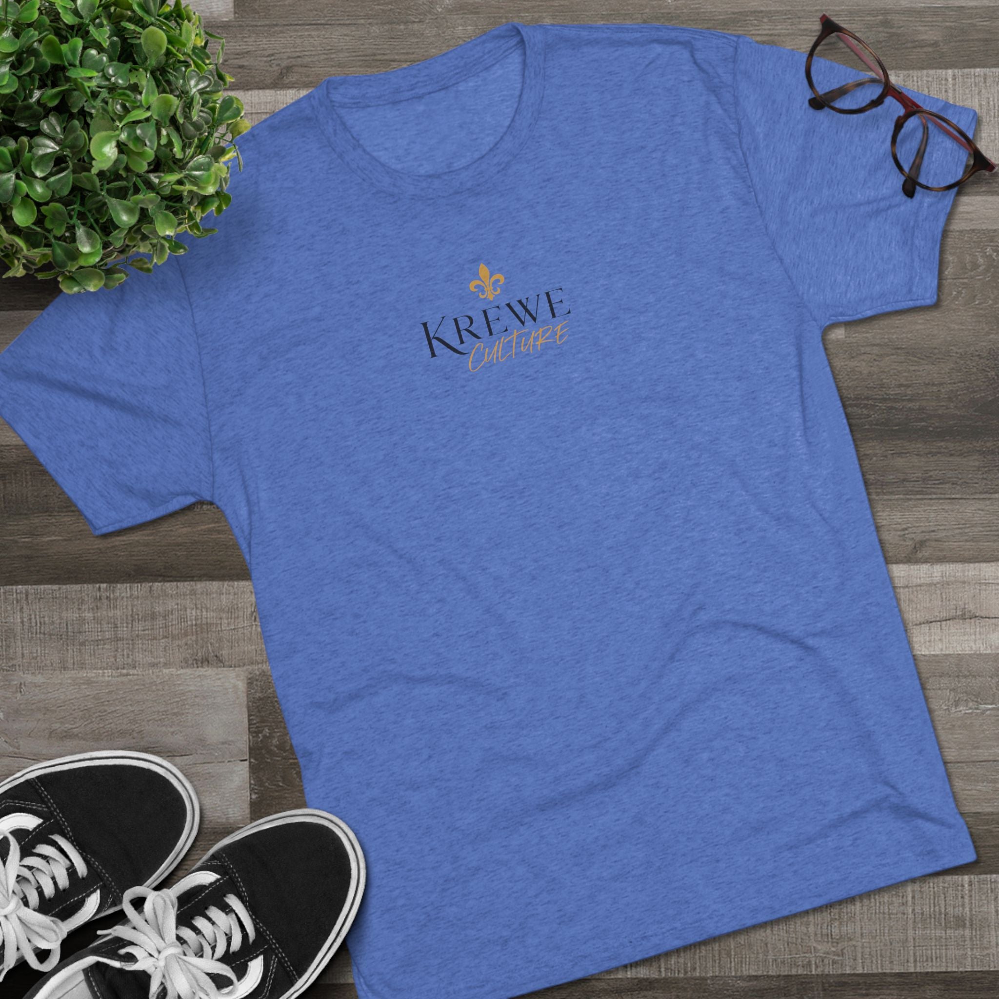 Crew Tee — "Krewe Couture" Front Logo & "Culture Is Everything" Back Graphic