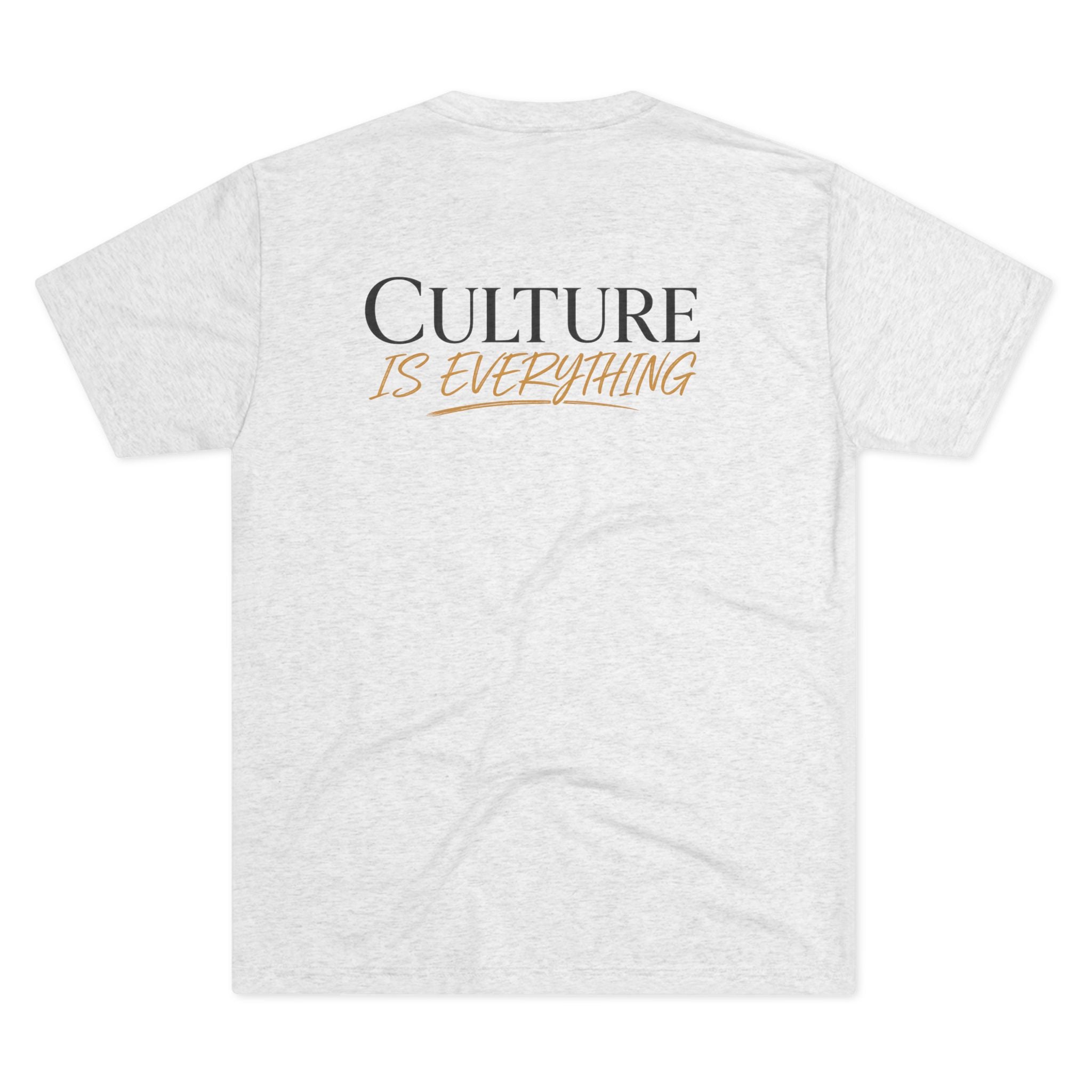Crew Tee — "Krewe Couture" Front Logo & "Culture Is Everything" Back Graphic