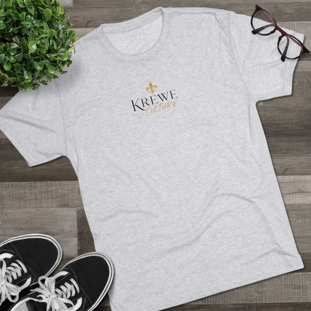 Crew Tee — "Krewe Couture" Front Logo & "Culture Is Everything" Back Graphic