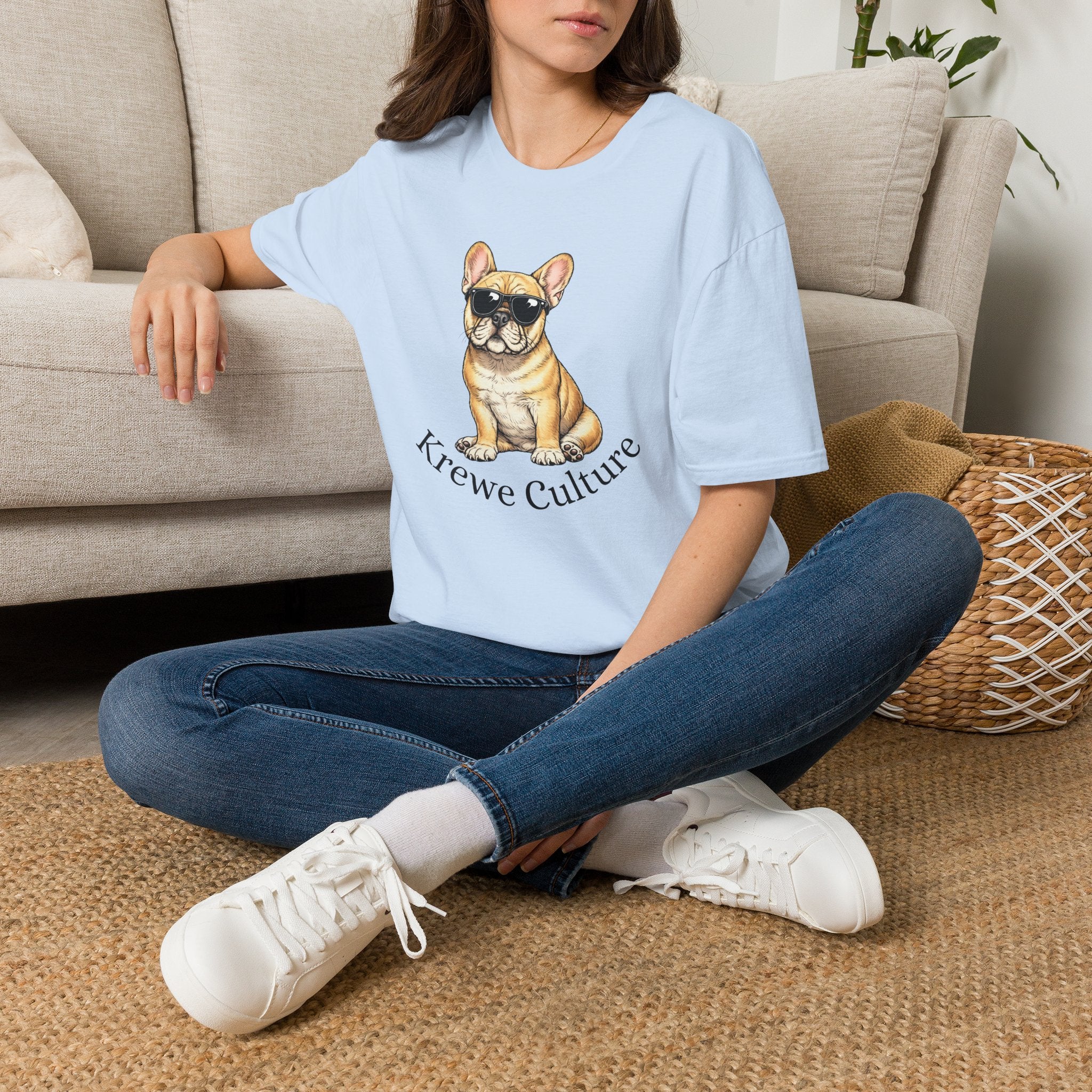French Bulldog Sunglasses T-Shirt — Cute Cool Dog Tee