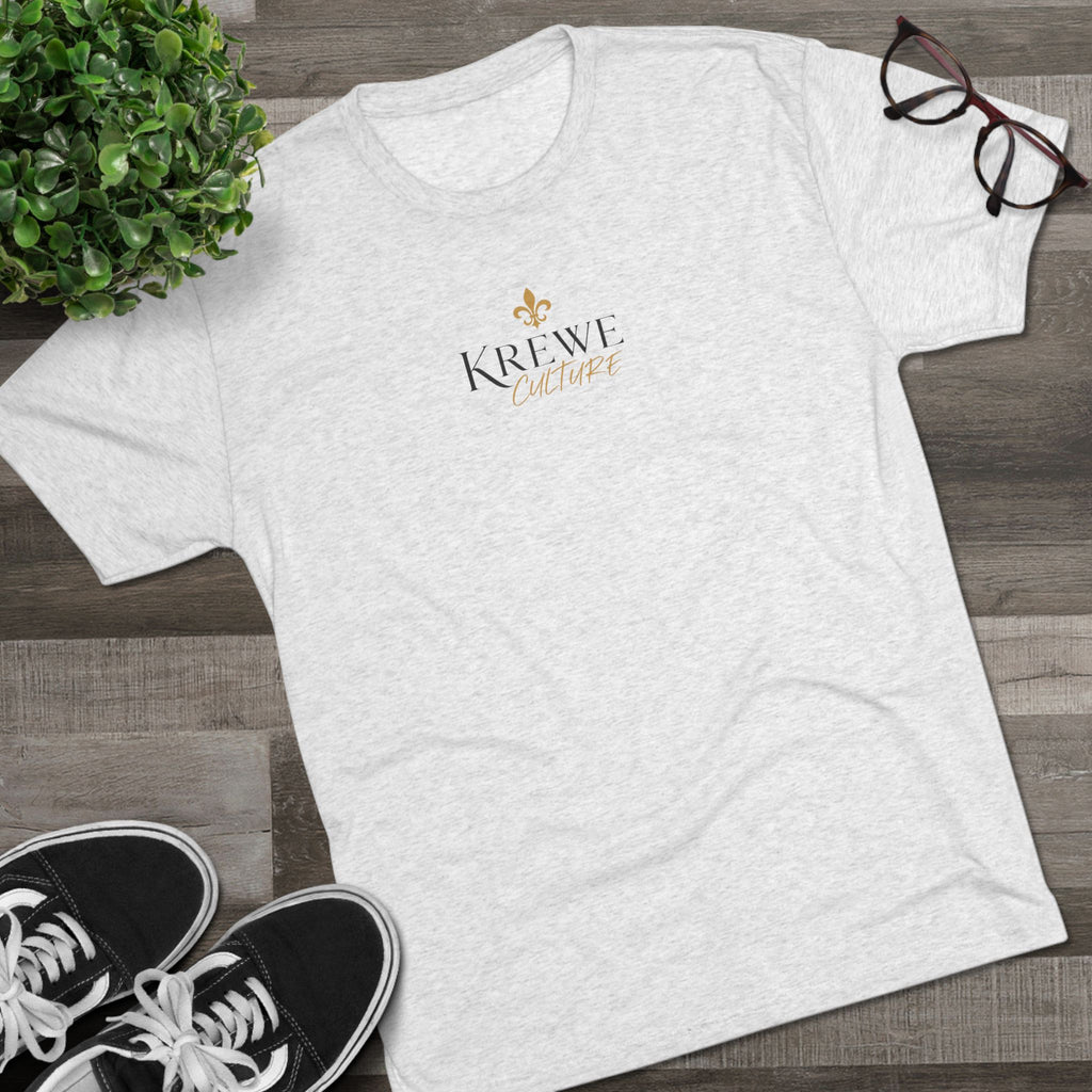 Crew Tee — "Krewe Couture" Front Logo & "Culture Is Everything" Back Graphic