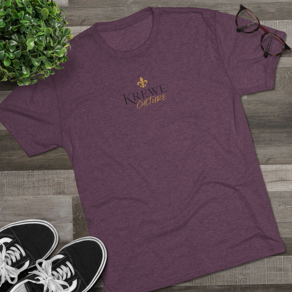 Crew Tee — "Krewe Couture" Front Logo & "Culture Is Everything" Back Graphic