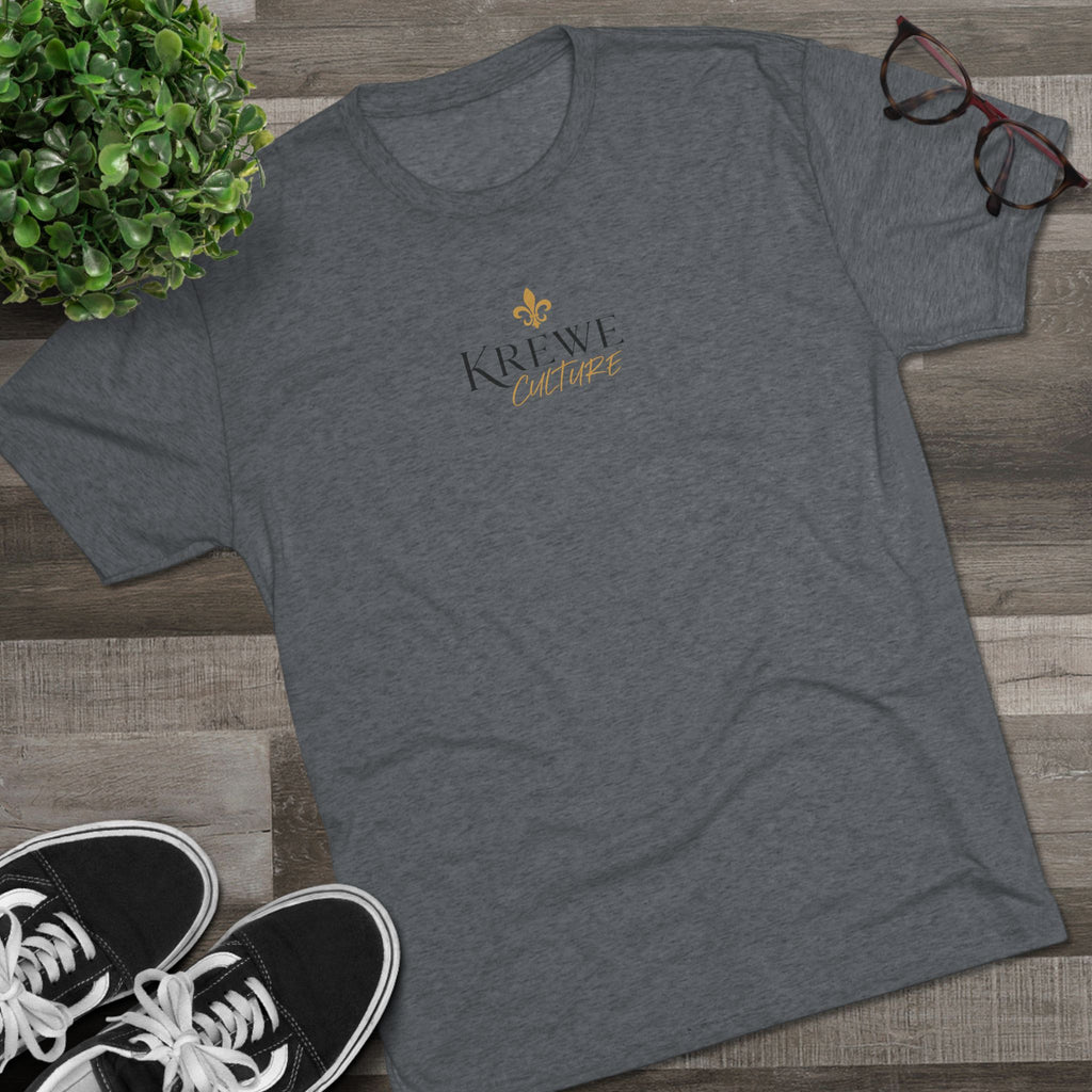Crew Tee — "Krewe Couture" Front Logo & "Culture Is Everything" Back Graphic
