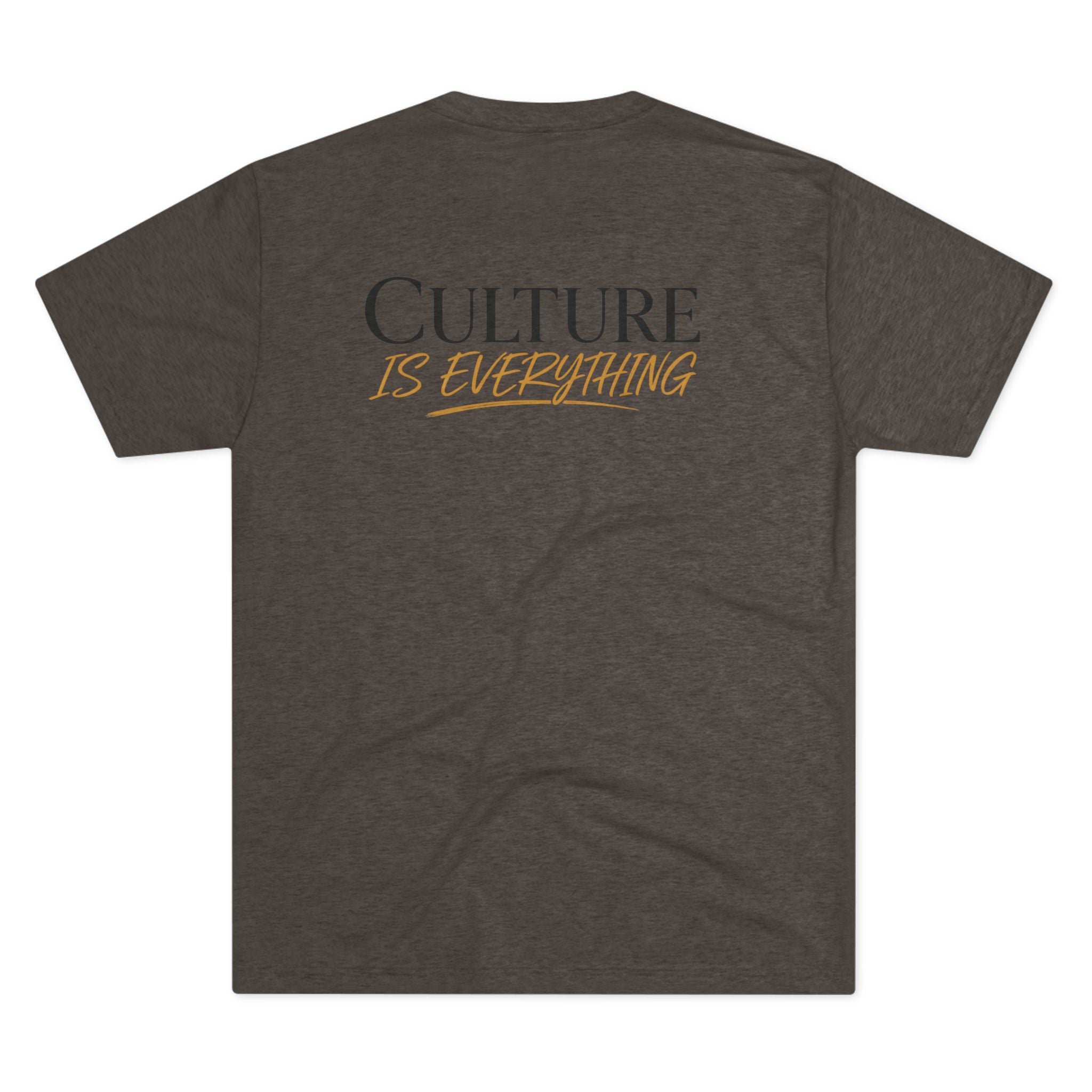 Crew Tee — "Krewe Couture" Front Logo & "Culture Is Everything" Back Graphic