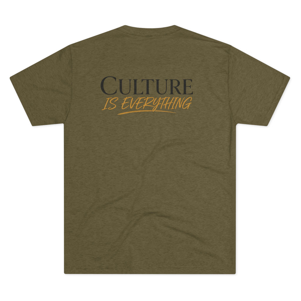Crew Tee — "Krewe Couture" Front Logo & "Culture Is Everything" Back Graphic