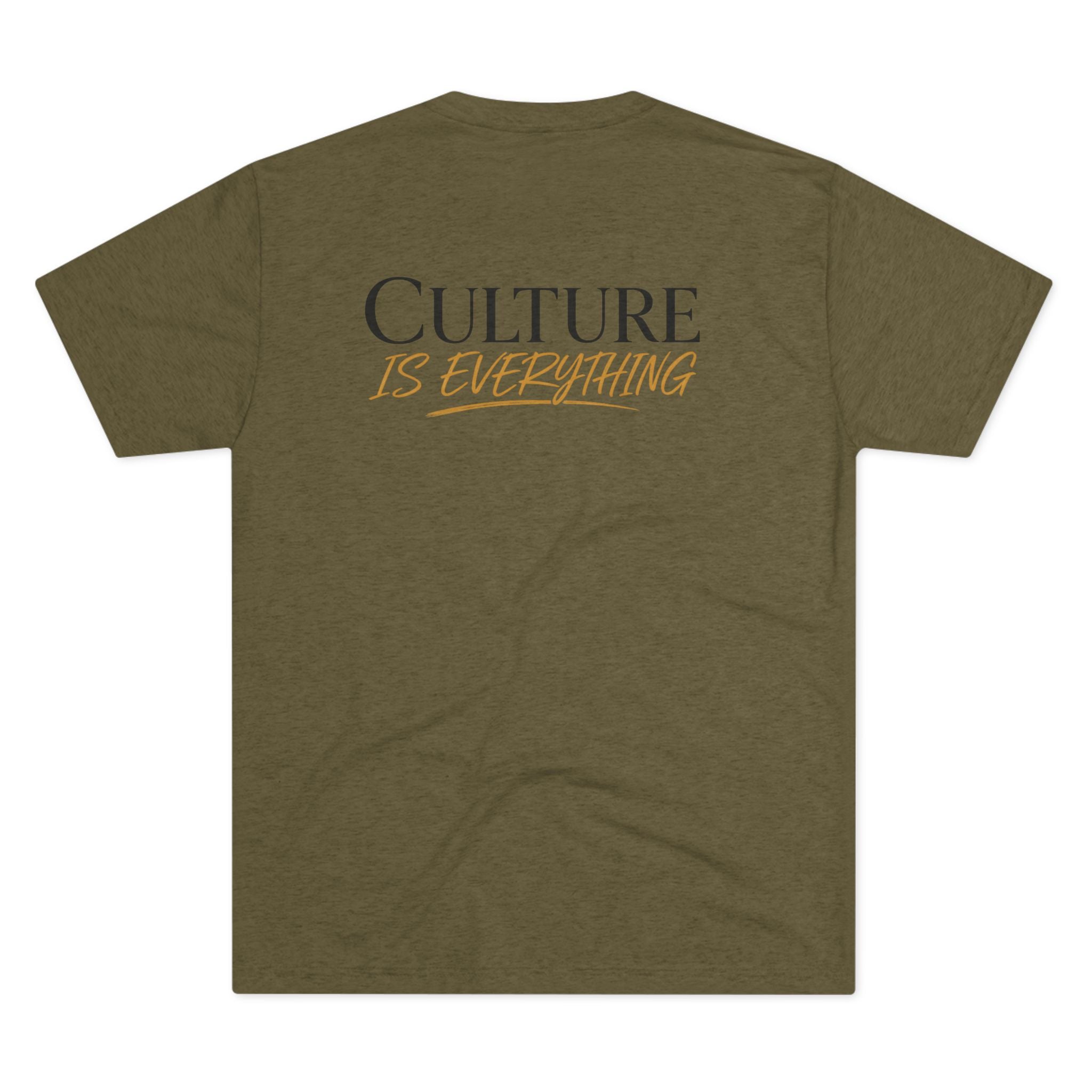Crew Tee — "Krewe Couture" Front Logo & "Culture Is Everything" Back Graphic