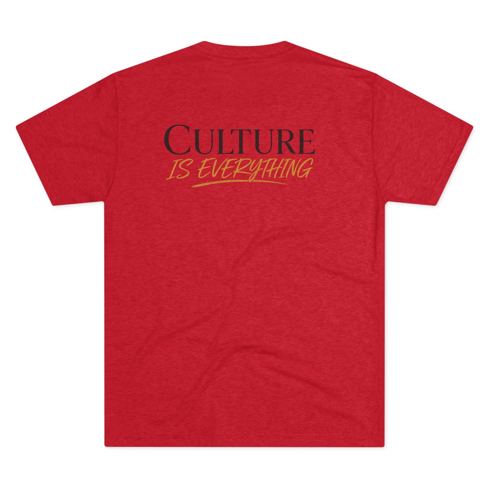 Crew Tee — "Krewe Couture" Front Logo & "Culture Is Everything" Back Graphic